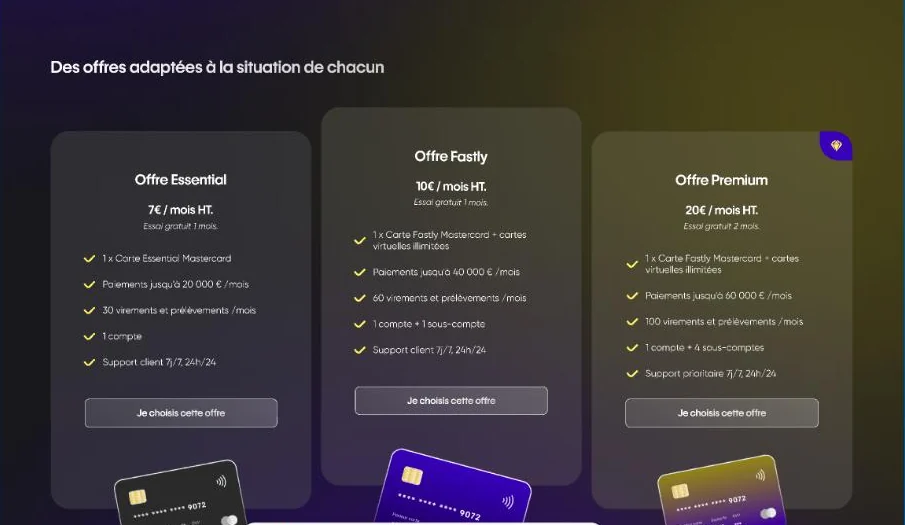 Fastly Bank — aperçu du site