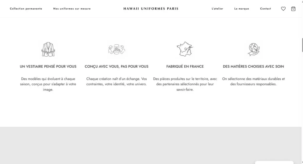 Hawaii Uniformes — engagements