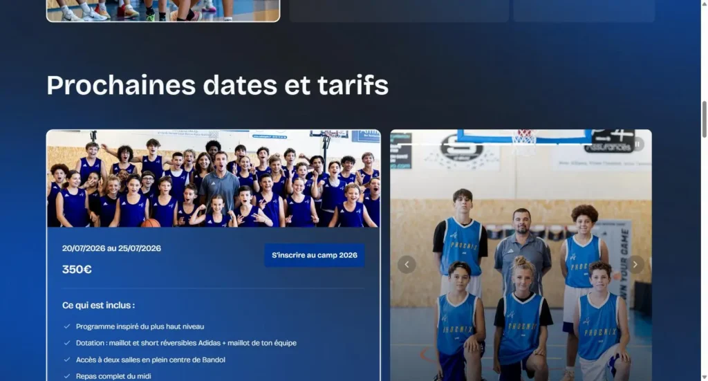 Hugo Besson — dates tarifs