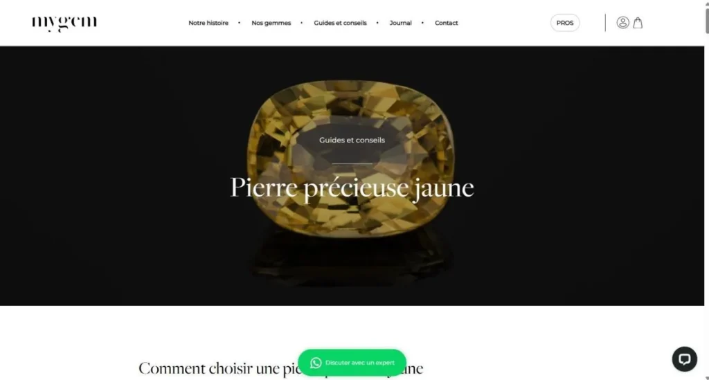 My Gem — guide pierre jaune
